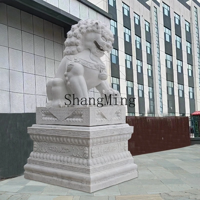 DHY lion watchman bluestone stone carving home gate courtyard door ornament small
DHY lion watchman bluestone stone carving home gate courtyard door ornament small