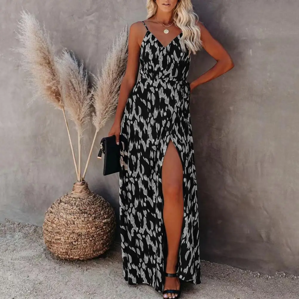 Sexy Zebra Print Side Split Spaghetti Strap Maxi Dress Backless V-neck Strappy Dress Lady Dress Sleeveless Vacation Beach Dress
Sexy Zebra Print Side Split Spaghetti Strap Maxi Dress Backless V-neck Strappy Dress Lady Dress Sleeveless Vacation Beach Dress