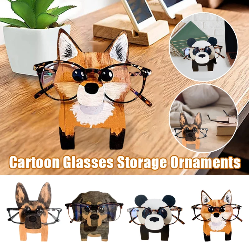 1Pcs Animal Glasses Rack Dachshund Panda Wood Eyeglasses Display Sunglasses Showcase Holder Stand Home Desk Decor
1Pcs Animal Glasses Rack Dachshund Panda Wood Eyeglasses Display Sunglasses Showcase Holder Stand Home Desk Decor
