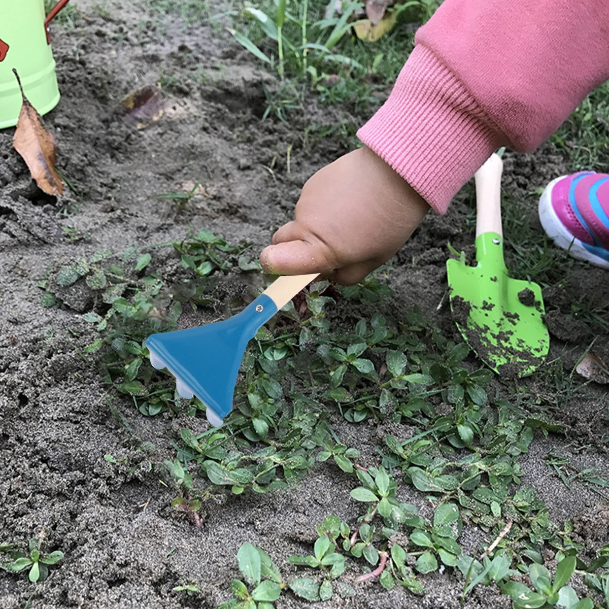 3pcs Mini Gardening Tools Shovel Rake Bonsai Flowerpot Kit For Kids Outdoor Planting Educational Accessories Blue Beach Sand
3pcs Mini Gardening Tools Shovel Rake Bonsai Flowerpot Kit For Kids Outdoor Planting Educational Accessories Blue Beach Sand