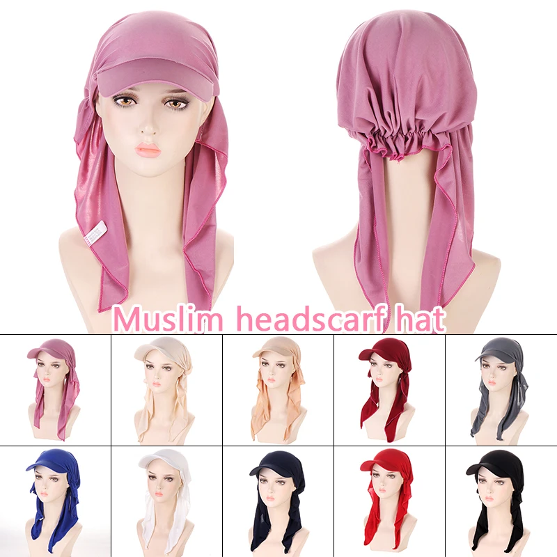Women Muslim Hijab Baseball Cap Classic Turban Hat Fashion Muslim Headscarf Hat Sun Hats Head Wrap Soft Scarf Caps
Women Muslim Hijab Baseball Cap Classic Turban Hat Fashion Muslim Headscarf Hat Sun Hats Head Wrap Soft Scarf Caps