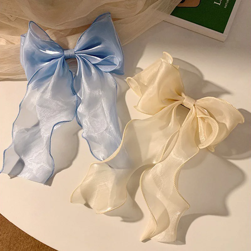 1pc/2pcs White mesh bow ribbon hair clip, women's back of the head clip, top clip, broken hair clip, hair accessory
1pc/2pcs White mesh bow ribbon hair clip, women's back of the head clip, top clip, broken hair clip, hair accessory