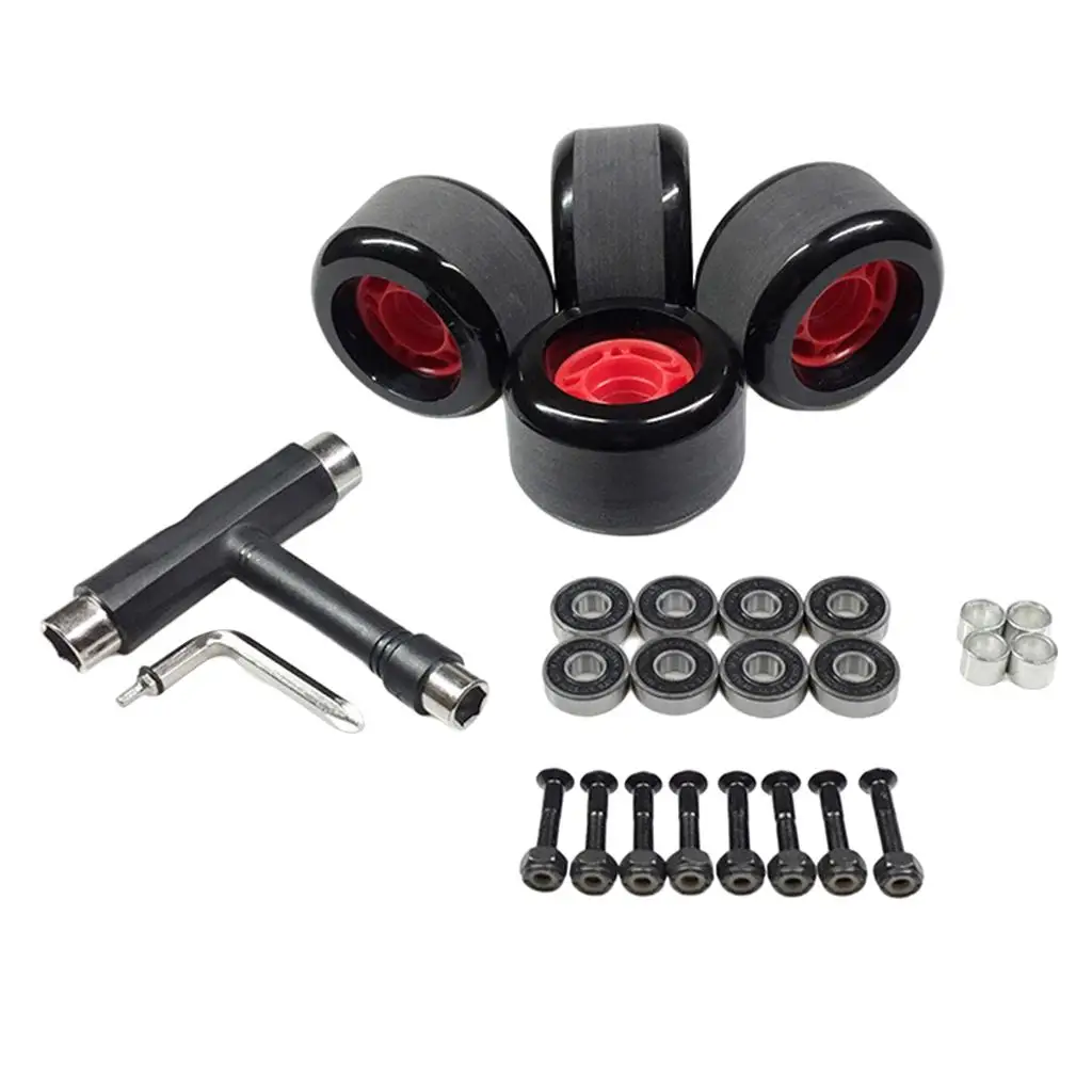 4pcs Skateboard Bearings Wheels PU Stable Material Durable Wheel Bearing for , Longboard, Softness of
4pcs Skateboard Bearings Wheels PU Stable Material Durable Wheel Bearing for , Longboard, Softness of