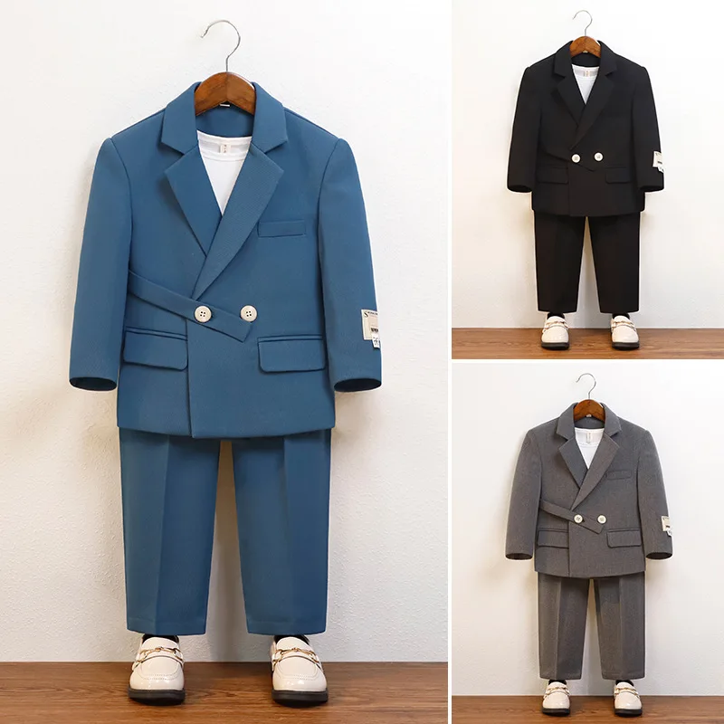 Boys New Design Suit For Wedding Teenager Kids Jacket Pants Necklace 3PCS Tuxedo Dress Children Photograph Performance Costume
Boys New Design Suit For Wedding Teenager Kids Jacket Pants Necklace 3PCS Tuxedo Dress Children Photograph Performance Costume