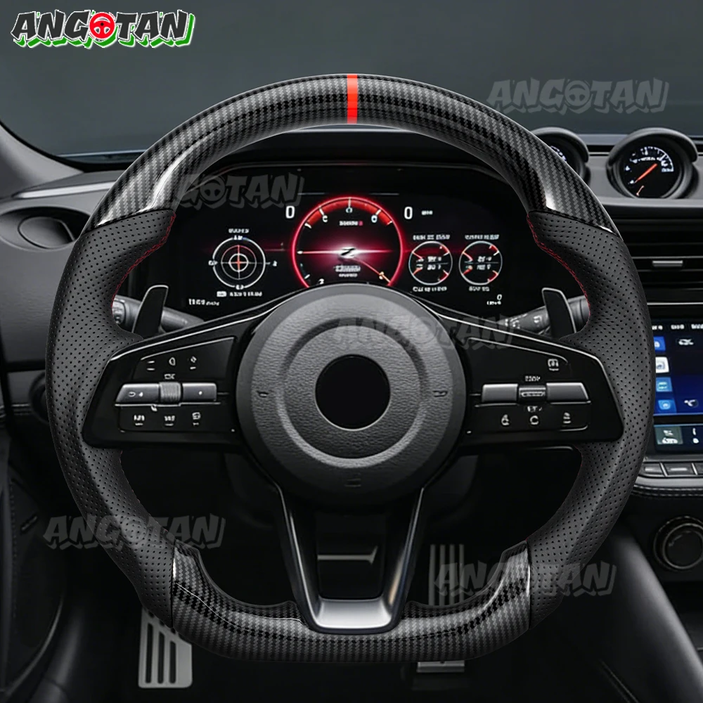Hydro-Dip Carbon Fiber Steering Wheel For Nissan 400Z RZ34 2023-2026 Red Position Line D-Type Steering Wheel Car Accessories
Hydro-Dip Carbon Fiber Steering Wheel For Nissan 400Z RZ34 2023-2026 Red Position Line D-Type Steering Wheel Car Accessories