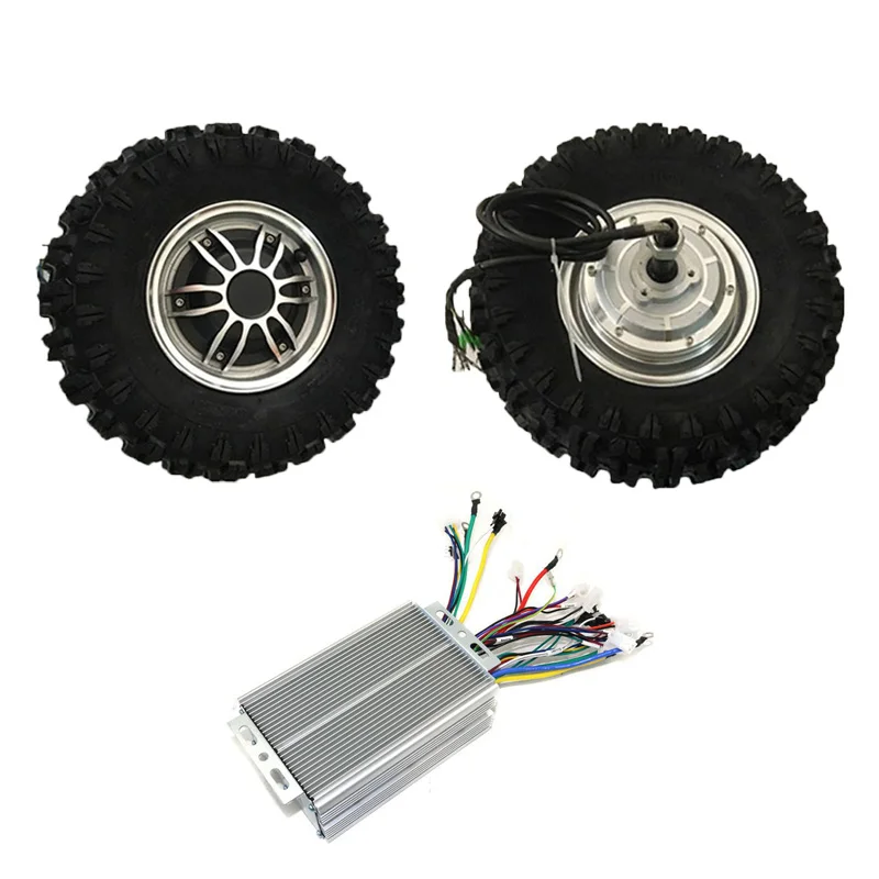 2pc 13inch Powerful 45Km/h 48V 1000W 32A Single Shaft Brushless Gearless Hub Motor Wheel With Dual Drive Controller For Light EV
2pc 13inch Powerful 45Km/h 48V 1000W 32A Single Shaft Brushless Gearless Hub Motor Wheel With Dual Drive Controller For Light EV