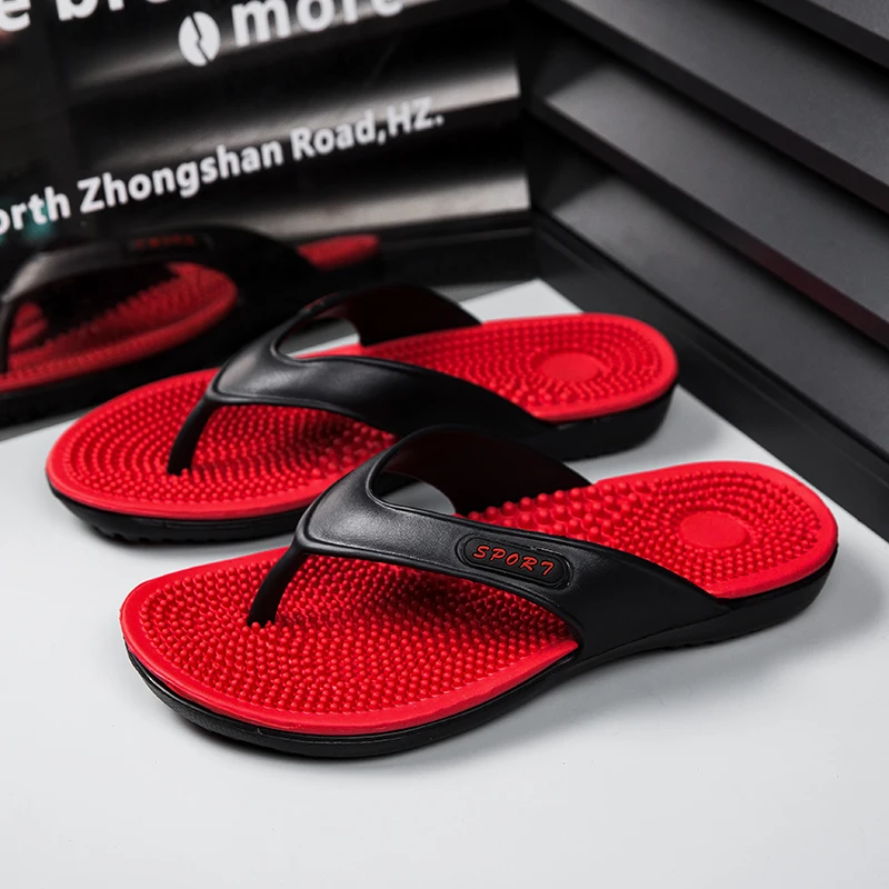 YUYIN Men Massage Flip Flops Summer Breathable Beach Shoes Sandals Men Luxury Outdoor Flip Flops High Quality Men Slippers
YUYIN Men Massage Flip Flops Summer Breathable Beach Shoes Sandals Men Luxury Outdoor Flip Flops High Quality Men Slippers