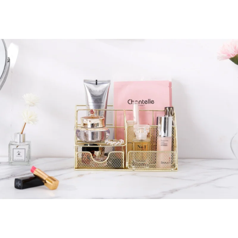 Modern Nordic Metal Desktop Organizer - Sleek Multifunctional Storage for Office Supplies, Stationery & Cosmetics | Compact, Dur
Modern Nordic Metal Desktop Organizer - Sleek Multifunctional Storage for Office Supplies, Stationery & Cosmetics | Compact, Dur