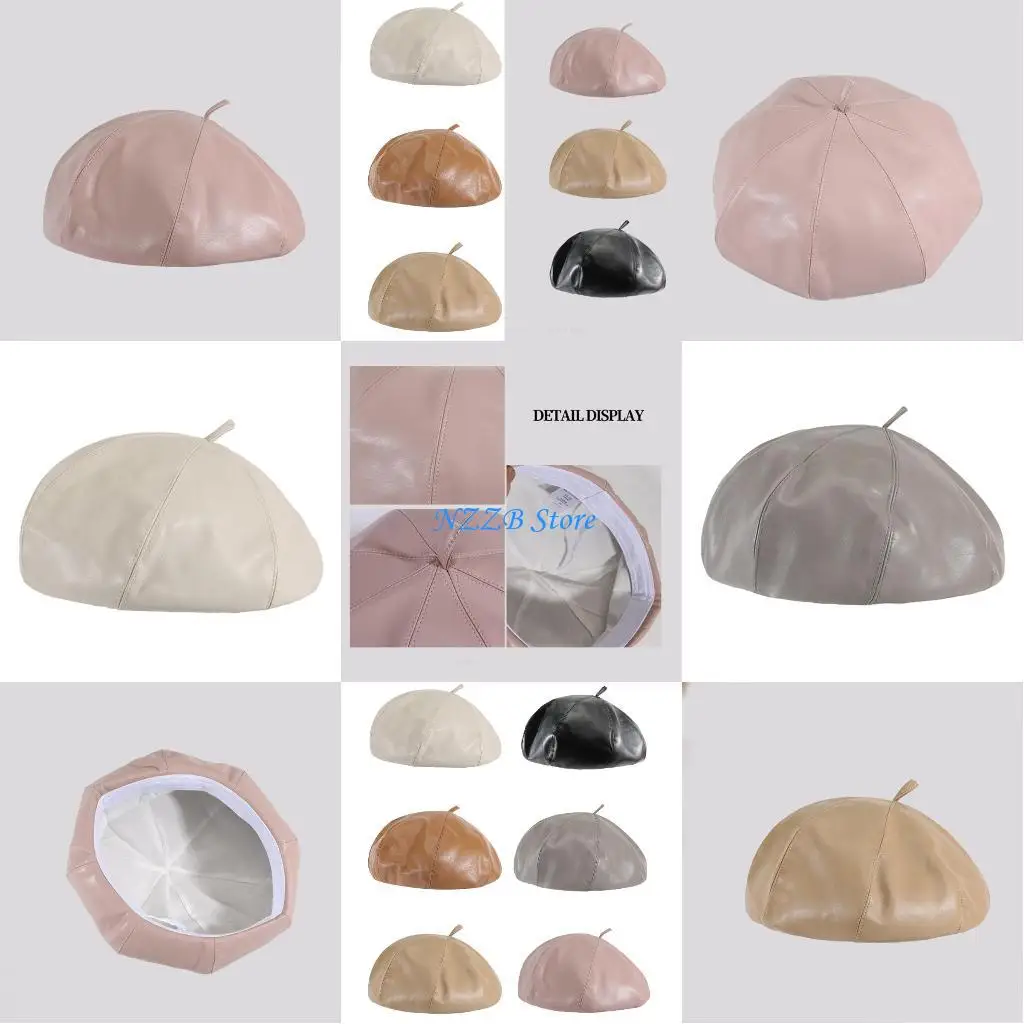 T21F Женский повседневный берет из искусственной кожи, берет художника, мягкая шапочка-бини, вечерняя уличная кепка
T21F Женский повседневный берет из искусственной кожи, берет художника, мягкая шапочка-бини, вечерняя уличная кепка