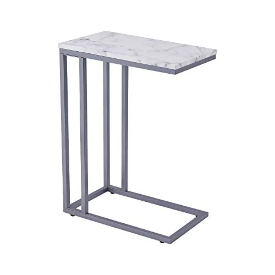 C-Shape Side End Table, Faux Marble Tray Snack Table with Metal Frame, Laptop Coffee Holder, Modern Furniture
C-Shape Side End Table, Faux Marble Tray Snack Table with Metal Frame, Laptop Coffee Holder, Modern Furniture