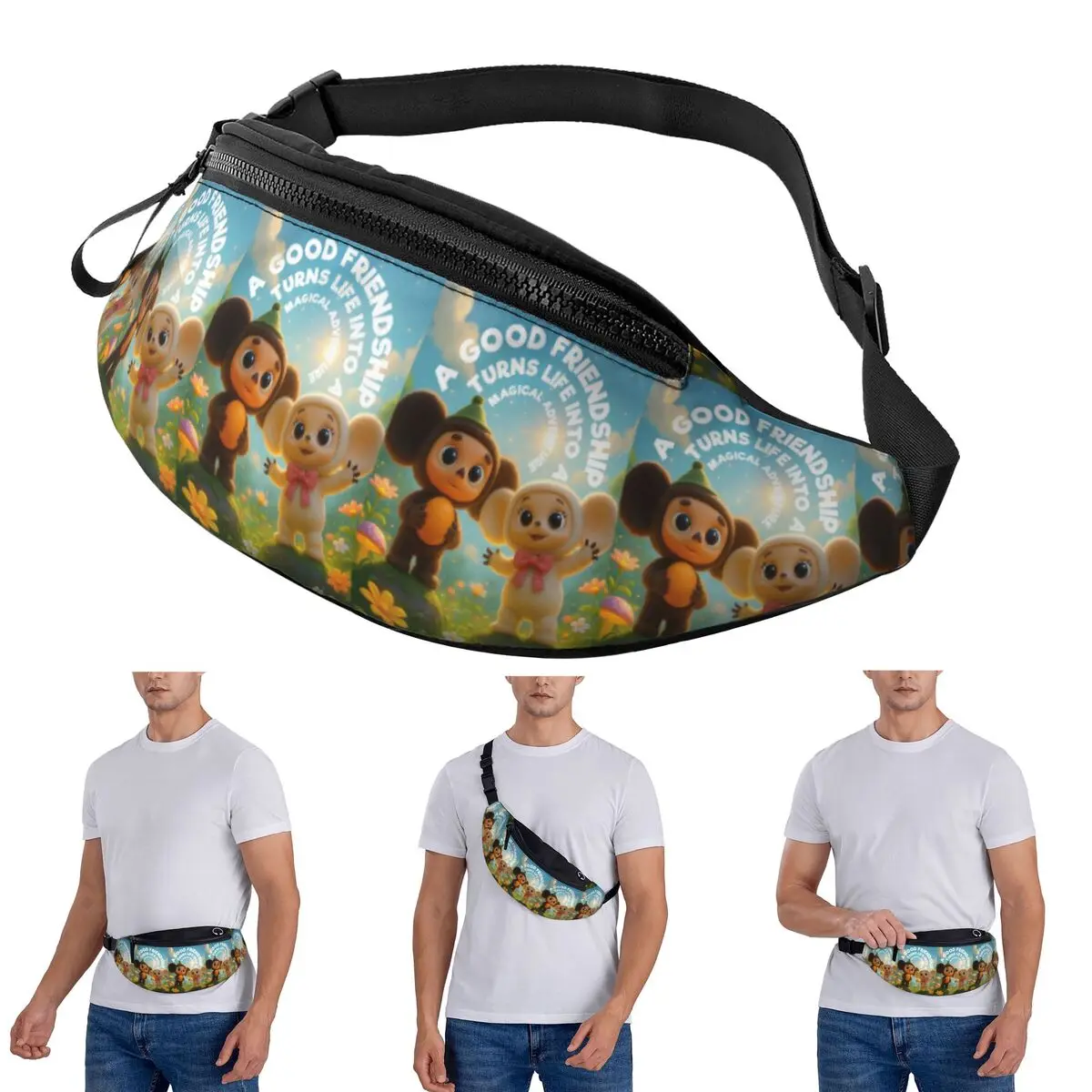 Crossbody Waist Bag Cheburashka Men Women Fanny Pack Travel Running Money Phone Pouch
Crossbody Waist Bag Cheburashka Men Women Fanny Pack Travel Running Money Phone Pouch