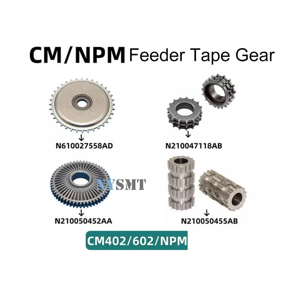 Feeder Tape Gear N210050454AA KXFA1PU3A01 N610027558AD N610037916AB N210050452AA CM402 CM602 NPM 12/16mm Feeder for Panasonic
Feeder Tape Gear N210050454AA KXFA1PU3A01 N610027558AD N610037916AB N210050452AA CM402 CM602 NPM 12/16mm Feeder for Panasonic