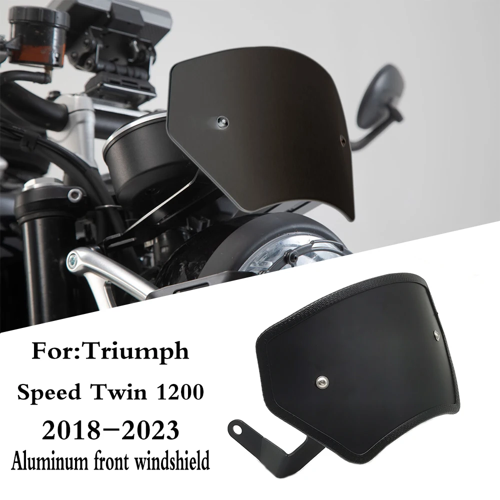 For Speed Twin 1200 SpeedTwin1200 2018-2023 CNC Aluminum Front Screen WindScreen wind deflector Motorcycle Accessories
For Speed Twin 1200 SpeedTwin1200 2018-2023 CNC Aluminum Front Screen WindScreen wind deflector Motorcycle Accessories