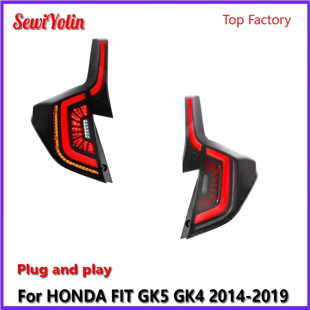 Car LED Tail Light Assemblies For HONDA FIT GK5 GK4 2014-2019 Auto Fog DRL Brake Turn Signal Lamp Plug And Play
Car LED Tail Light Assemblies For HONDA FIT GK5 GK4 2014-2019 Auto Fog DRL Brake Turn Signal Lamp Plug And Play