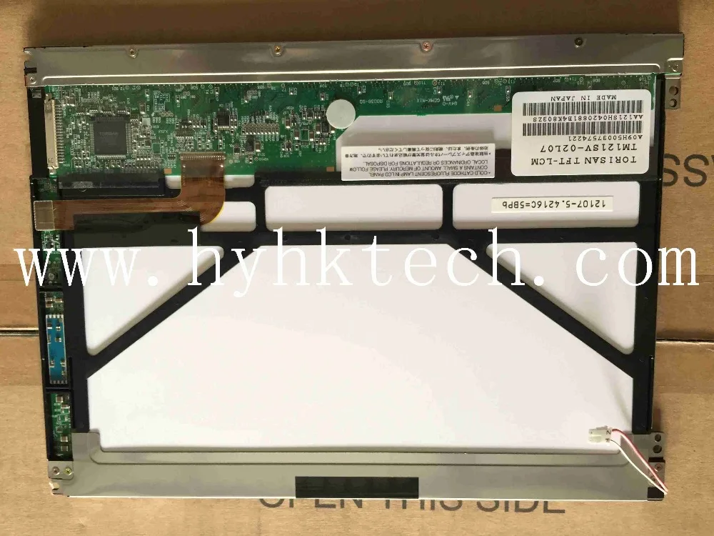 TM121SV-02L07 12.1 INCH Industrial LCD,new&A+ in stock, tested before shipment
TM121SV-02L07 12.1 INCH Industrial LCD,new&A+ in stock, tested before shipment