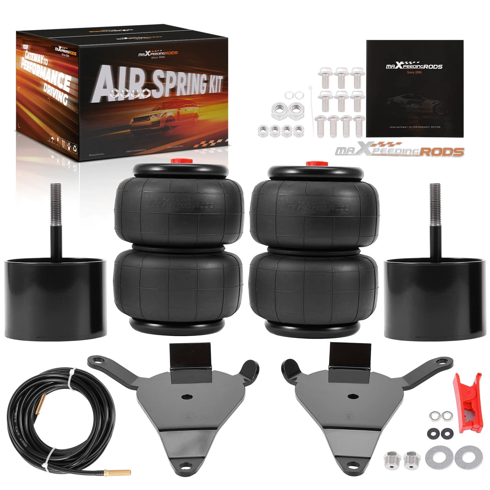 Front Air Ride Suspension Brackets & Two Bags Kit for GMC S15 Jimmy RWD 1982–04
Front Air Ride Suspension Brackets & Two Bags Kit for GMC S15 Jimmy RWD 1982–04