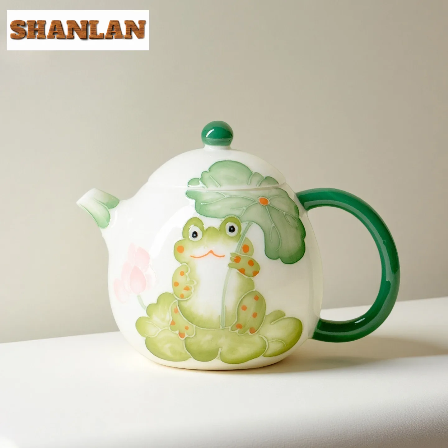 130ml Hand-painted Frog Teapot Ancient Tea Infuser Pot Household Tea Soaking Kettle With Ball Hole Green Tea Teaware Decoration
130ml Hand-painted Frog Teapot Ancient Tea Infuser Pot Household Tea Soaking Kettle With Ball Hole Green Tea Teaware Decoration