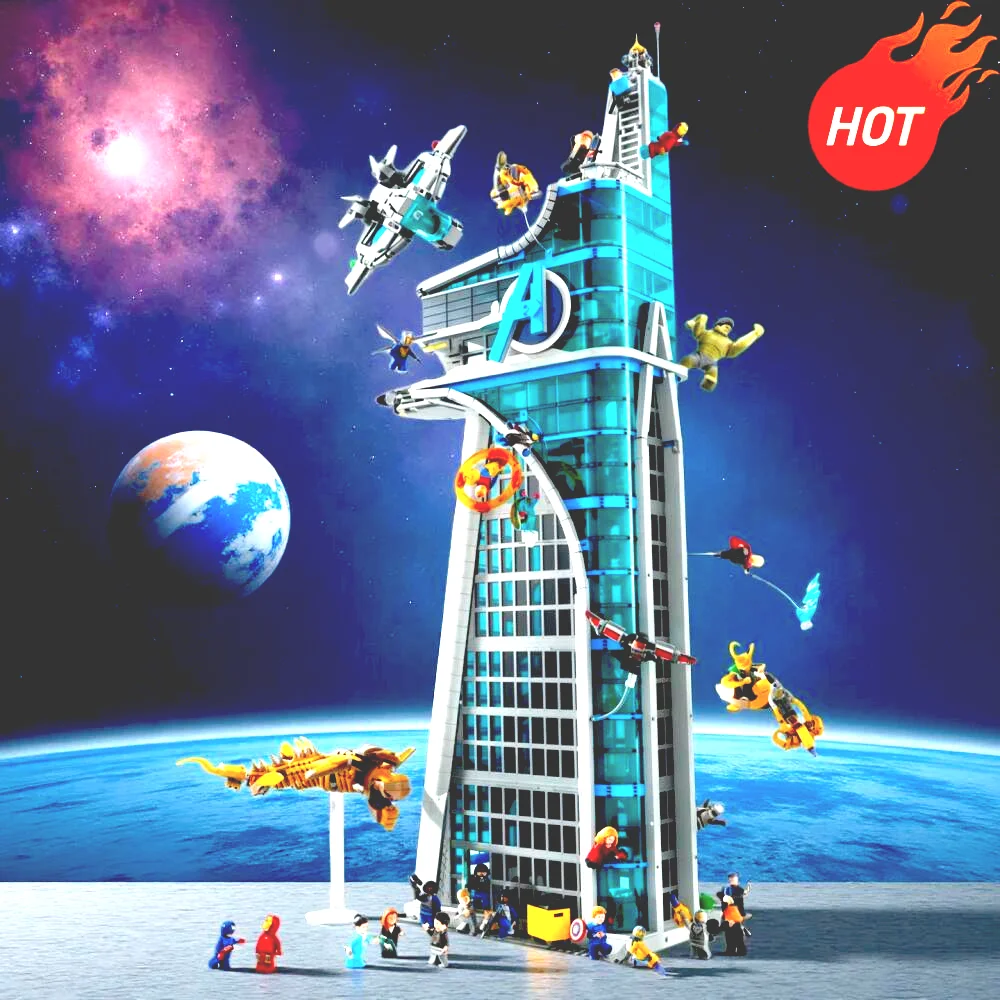 In Stock 5201pcs Tower Heroes Assemble Building Fit 76269 Constructors Bricks Blocks Birthday Gift Movie
In Stock 5201pcs Tower Heroes Assemble Building Fit 76269 Constructors Bricks Blocks Birthday Gift Movie