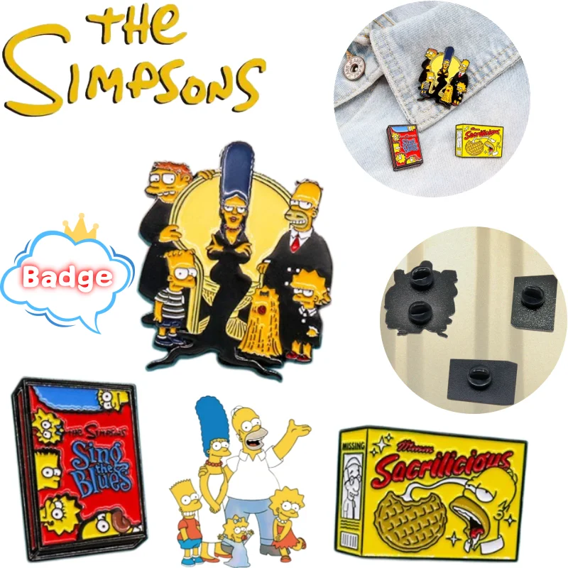 The Simpsons metal badge high-quality cartoon character image creative decoration for men and women backpacks clothing and pins
The Simpsons metal badge high-quality cartoon character image creative decoration for men and women backpacks clothing and pins