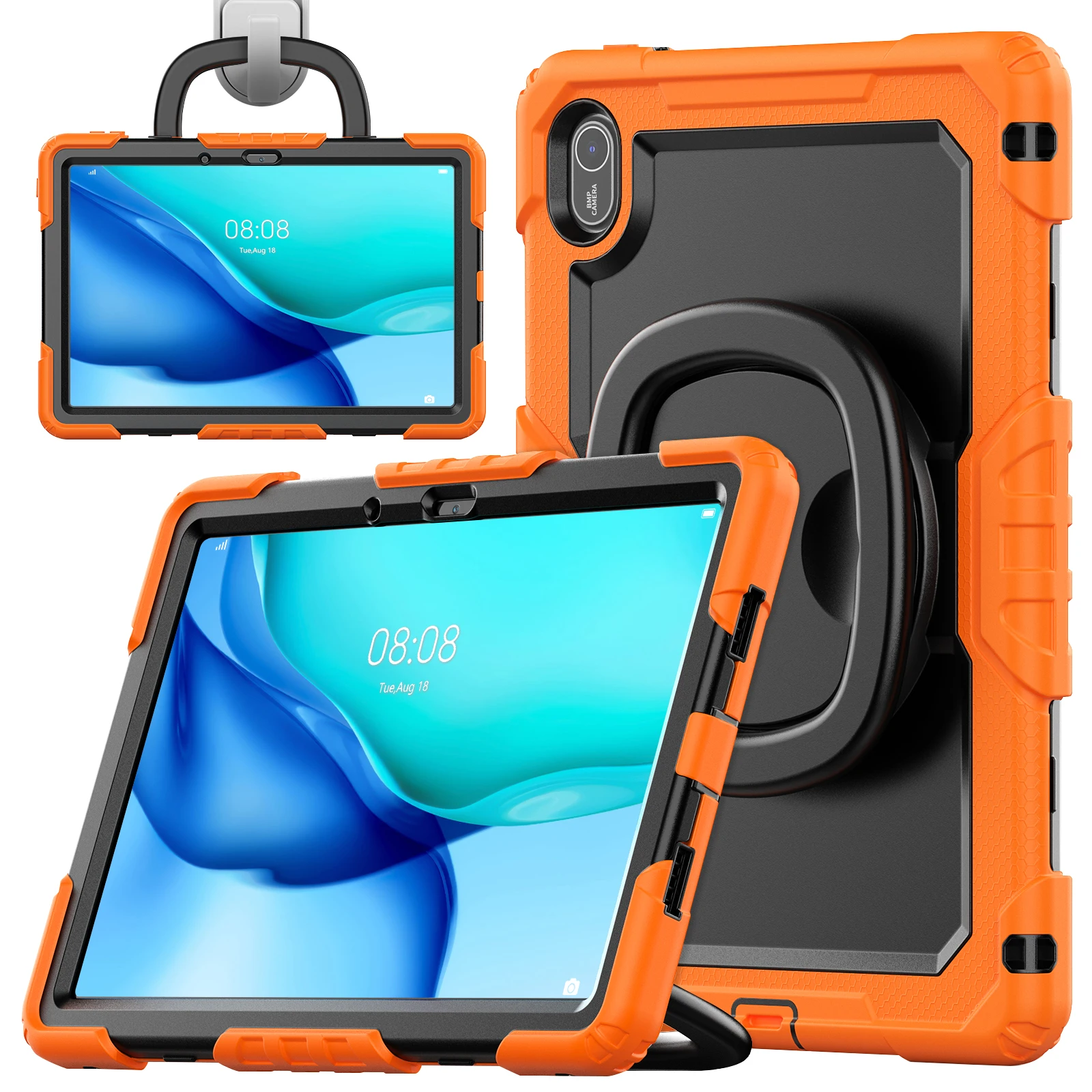 Hybrid Case For Huawei MatePad SE 11 2024 Model AGS6-W00 Armor Stand Cover With 360 Rotatable Folding Handle Grip 3-Layers Shell
Hybrid Case For Huawei MatePad SE 11 2024 Model AGS6-W00 Armor Stand Cover With 360 Rotatable Folding Handle Grip 3-Layers Shell