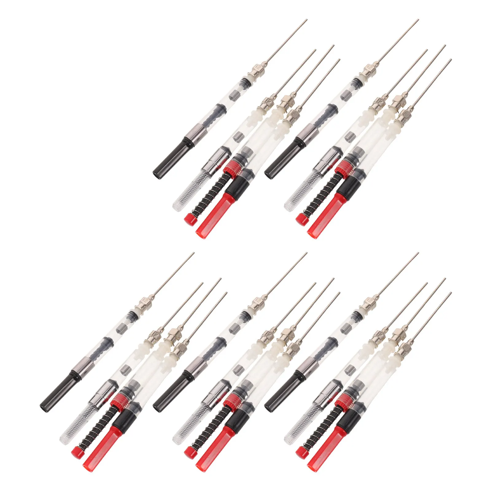 20Pcs Fountain Pen Ink Filling Syringe Universal Refill Tool for 3.4mm 2.6mm Euro Standard Pens Free Suction Aid High
20Pcs Fountain Pen Ink Filling Syringe Universal Refill Tool for 3.4mm 2.6mm Euro Standard Pens Free Suction Aid High