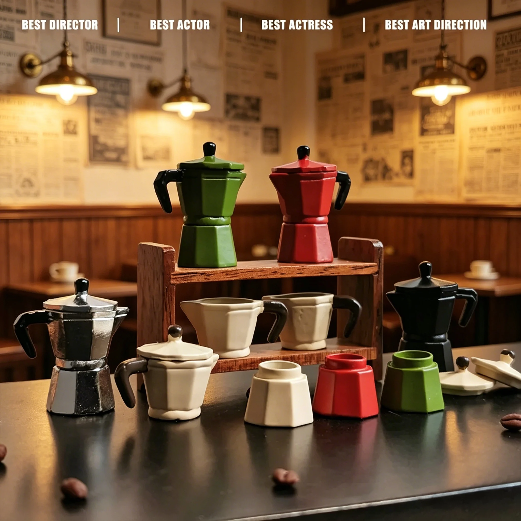 1/12 Scale Mini Moka Pot Dollhouse Kitchen Decor Accessories
1/12 Scale Mini Moka Pot Dollhouse Kitchen Decor Accessories