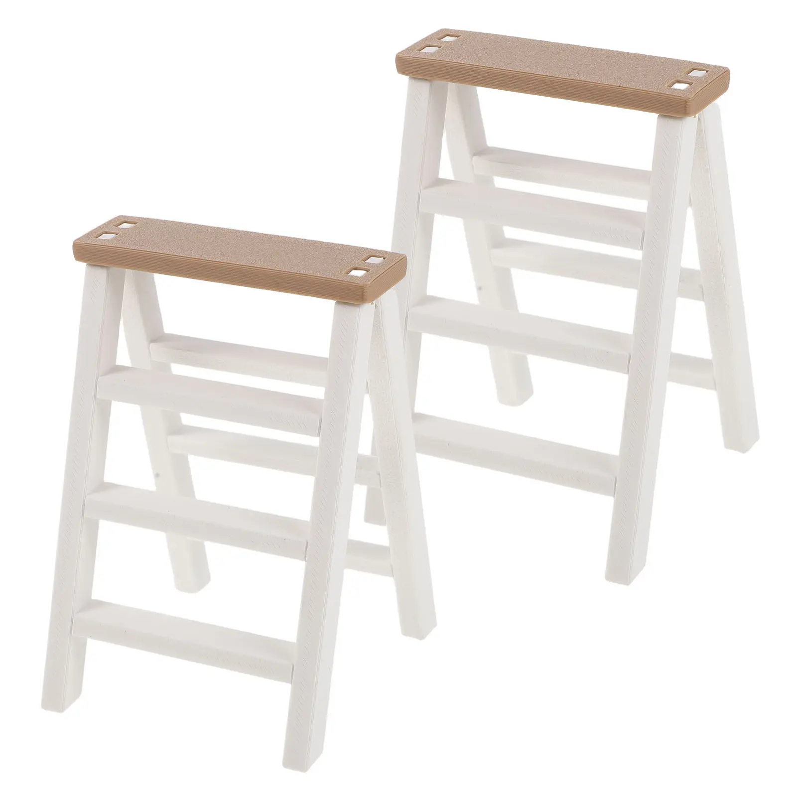 2Pcs Miniature Ladder for Dollhouse 1:12 Scale Realistic Step Ladder Mini Furniture Accessory Home Layout Display Shelf
2Pcs Miniature Ladder for Dollhouse 1:12 Scale Realistic Step Ladder Mini Furniture Accessory Home Layout Display Shelf