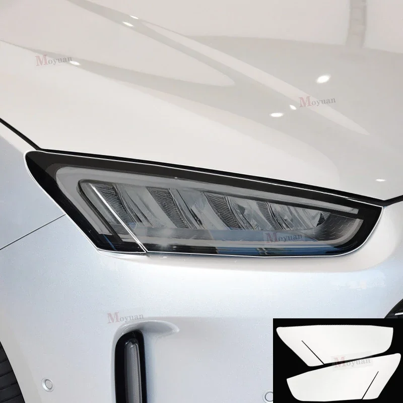 2 Pcs Car Headlight Protective Film Front Light Transparent Smoked Black TPU Sticker For Seres Aito M5 2022-2023 car Accessories
2 Pcs Car Headlight Protective Film Front Light Transparent Smoked Black TPU Sticker For Seres Aito M5 2022-2023 car Accessories