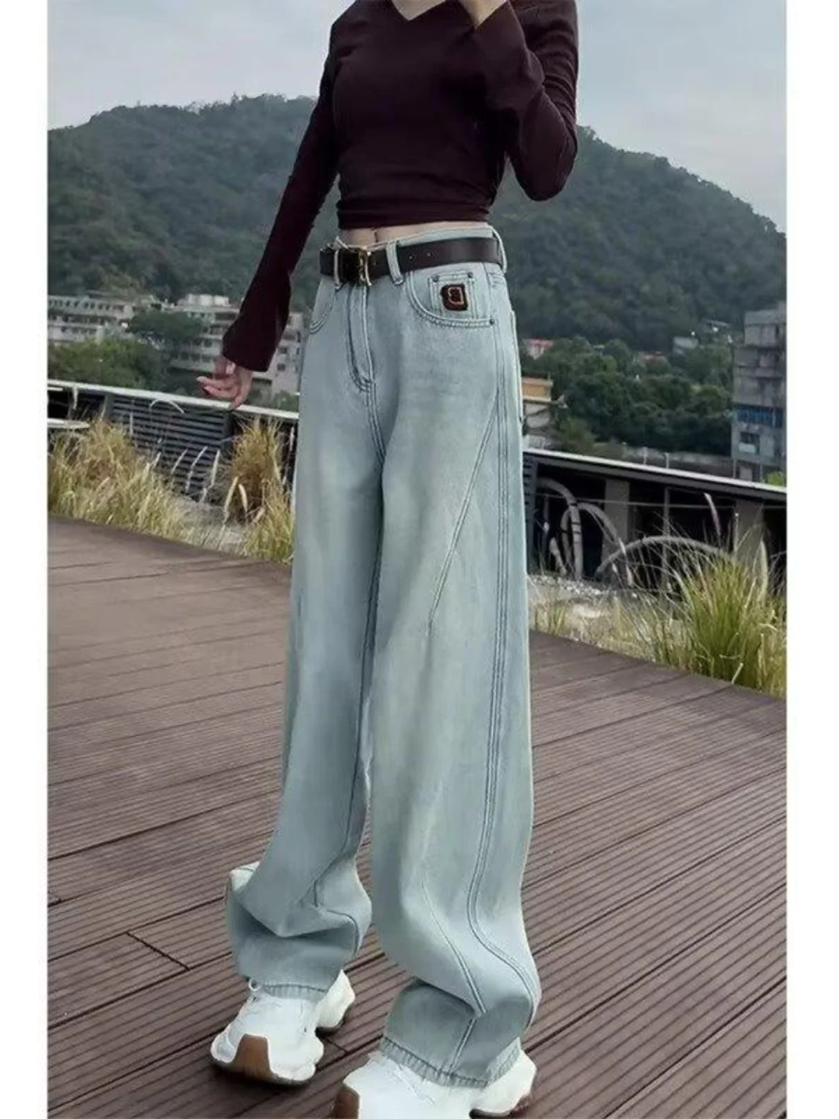 plus Size High Waist Straight Leg Jeans Women's Spring Autumn New Style Loose Fit Casual High Waist Wide Leg Floor Length Pants
plus Size High Waist Straight Leg Jeans Women's Spring Autumn New Style Loose Fit Casual High Waist Wide Leg Floor Length Pants