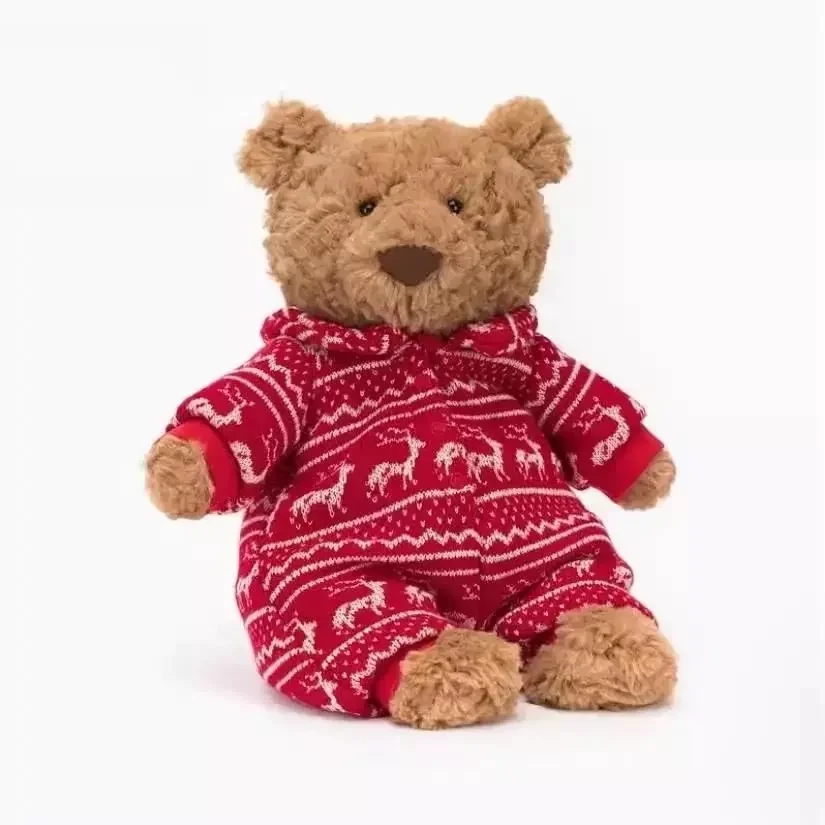 UK Jellycat Christmas Winter Pajama Barcelona Bear Plush Cute Stuffed Animal Doll Toy Gift
UK Jellycat Christmas Winter Pajama Barcelona Bear Plush Cute Stuffed Animal Doll Toy Gift