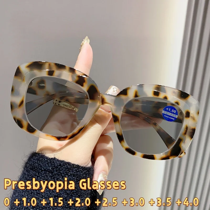 New Large Frame Cat Eye Presbyopia Sunglasses Women's Personalized Color Blocking UV Resistant Glasses Diopter To +4.0
New Large Frame Cat Eye Presbyopia Sunglasses Women's Personalized Color Blocking UV Resistant Glasses Diopter To +4.0