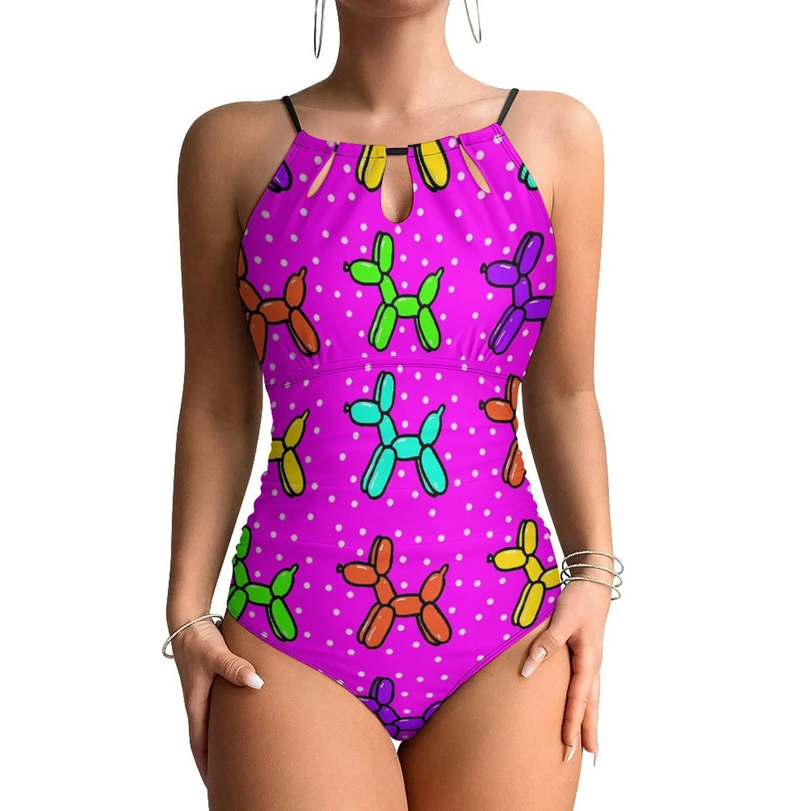 Balloon Dogs Swimsuit Polka Dot Swimwear One Piece Holiday Surf Graphic Swimsuits Cut Out Monokini Push Up Sexy Beach Outfits
Balloon Dogs Swimsuit Polka Dot Swimwear One Piece Holiday Surf Graphic Swimsuits Cut Out Monokini Push Up Sexy Beach Outfits