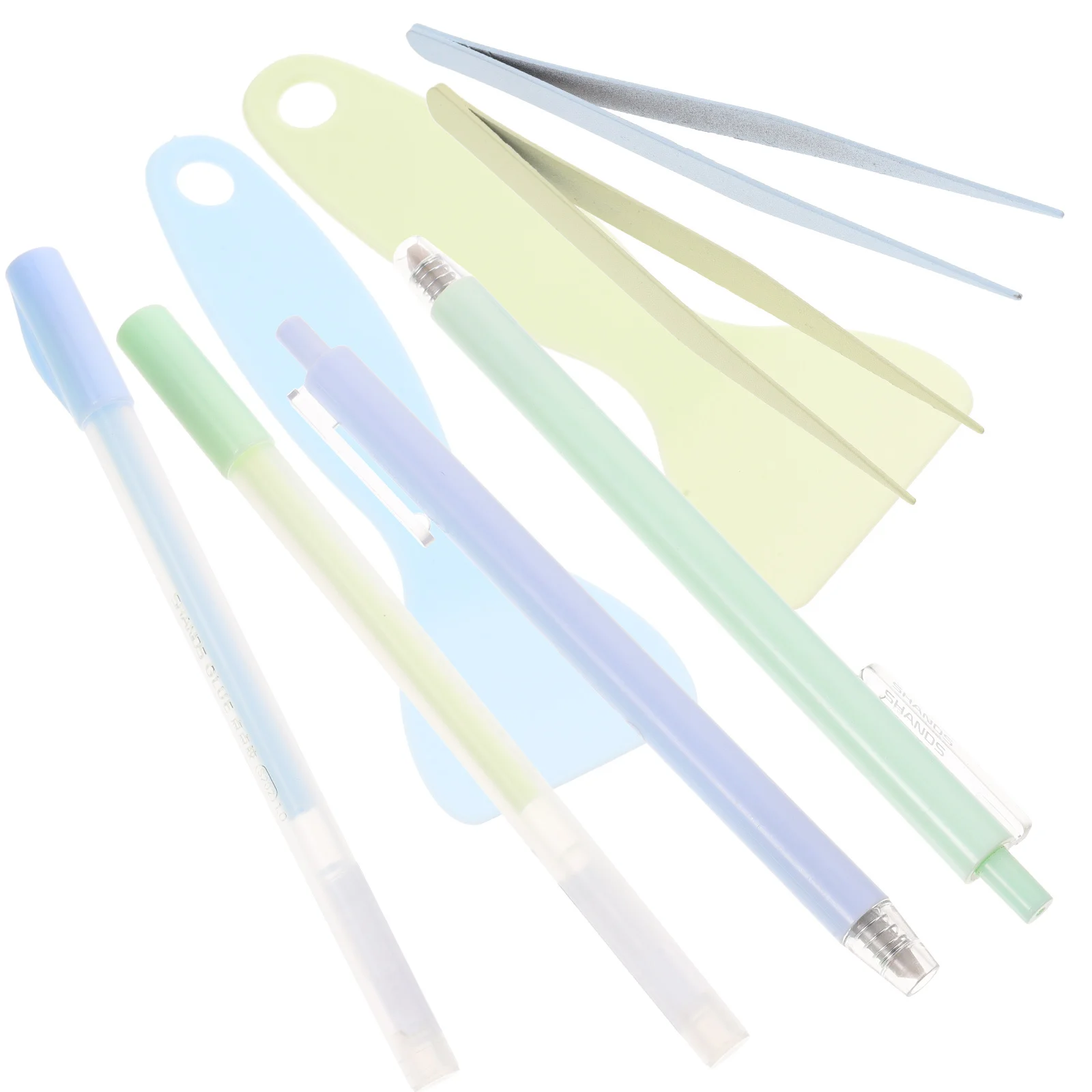 2Sets DIY Scrapbook Tools cutter Spatula Tweezers Set Plastic Handle Craft Kit for Handmade Greeting Cards Engraving
2Sets DIY Scrapbook Tools cutter Spatula Tweezers Set Plastic Handle Craft Kit for Handmade Greeting Cards Engraving