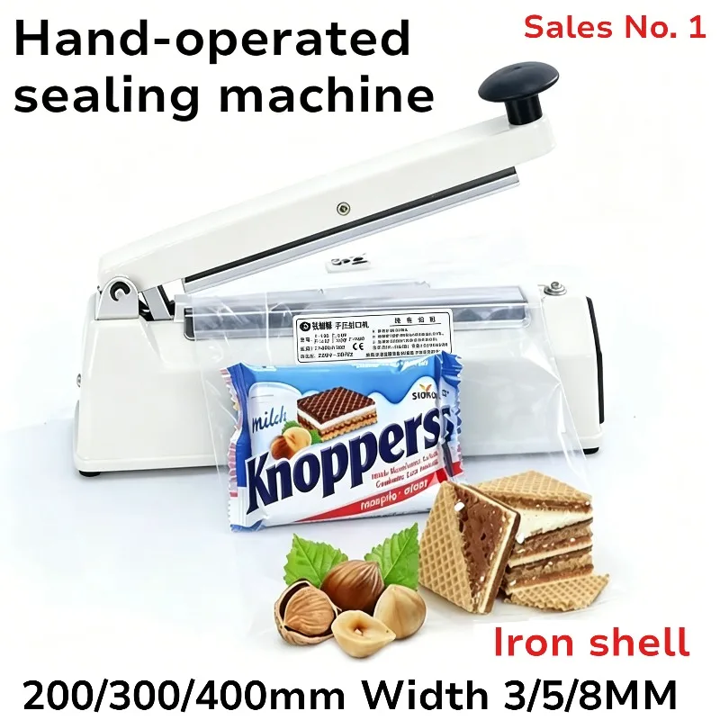 200/300/400 Iron Shell White Hand-Powered Sealing Machine Gift for Business Home Use Plastic Sealing Bags for Food Preservation
200/300/400 Iron Shell White Hand-Powered Sealing Machine Gift for Business Home Use Plastic Sealing Bags for Food Preservation