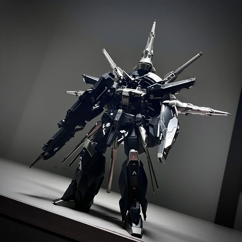 Custom Airbrushed Black 1/100 Scale Mecha Model Kit Dark Tone Painted Heavy Armored Assembly Figure Collectible Toy Gift for Boy
Custom Airbrushed Black 1/100 Scale Mecha Model Kit Dark Tone Painted Heavy Armored Assembly Figure Collectible Toy Gift for Boy