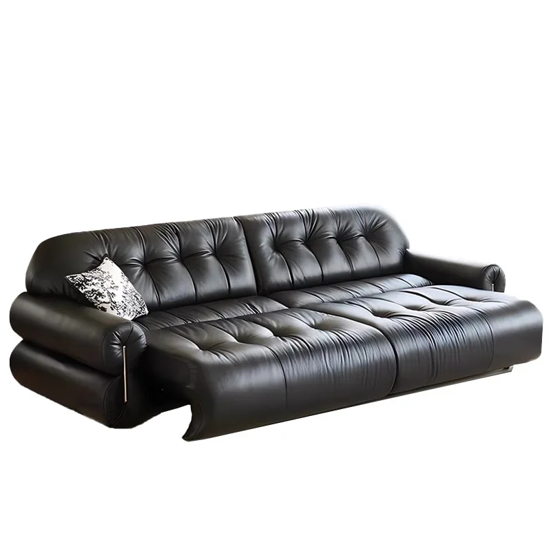 Customizable Italian minimalist multifunctional retractable sofa leather retro living room
Customizable Italian minimalist multifunctional retractable sofa leather retro living room