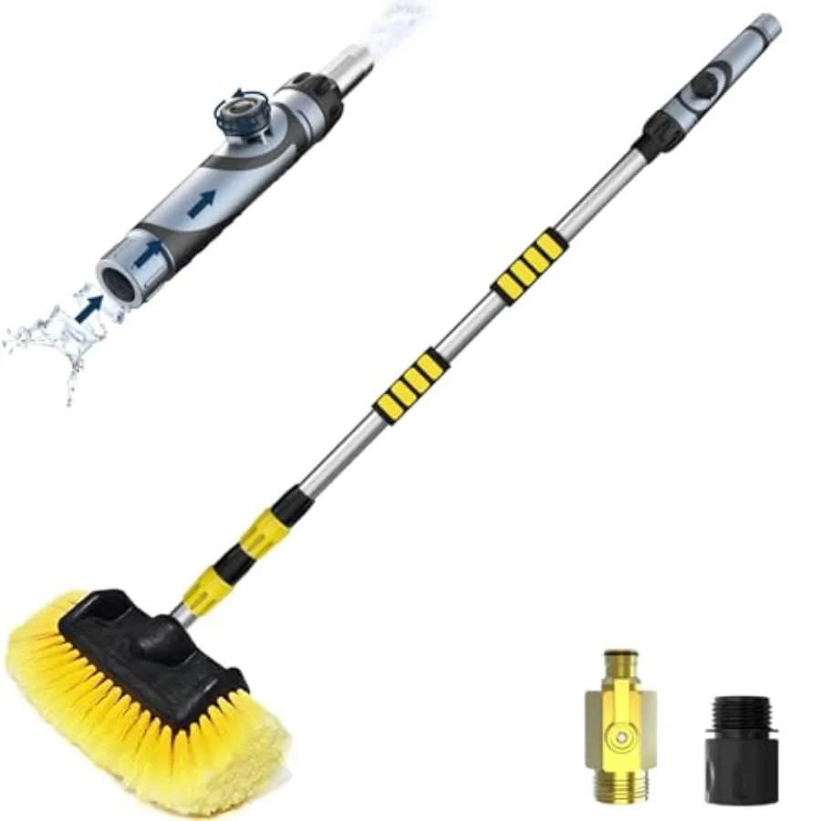 12FT Car Wash Brush with Long Handle, Telescopic Car Wash Brush with Soap Dispenser, 12-Inch Soft Bristle Car Cleaning Brush fo
12FT Car Wash Brush with Long Handle, Telescopic Car Wash Brush with Soap Dispenser, 12-Inch Soft Bristle Car Cleaning Brush fo