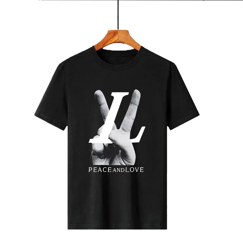 2023 Summer Men's New 100% Cotton High Quality Men's Alphabet Digital Printing Sports Fitness Street Fashion T-shirt
2023 Summer Men's New 100% Cotton High Quality Men's Alphabet Digital Printing Sports Fitness Street Fashion T-shirt