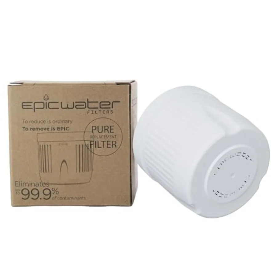 Pure REPLACEMENT Compatible with Epic Pure Water Pitcher/Removes Fluoride Lead Forever Chemicals Heavy Metals Industrial Pollut
Pure REPLACEMENT Compatible with Epic Pure Water Pitcher/Removes Fluoride Lead Forever Chemicals Heavy Metals Industrial Pollut