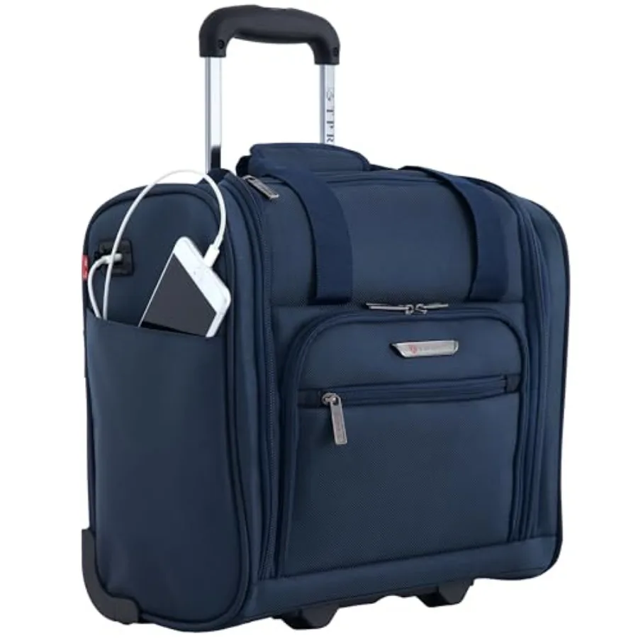 15" Smart Underseat Carry-On Luggage with USB Charging Port
15" Smart Underseat Carry-On Luggage with USB Charging Port