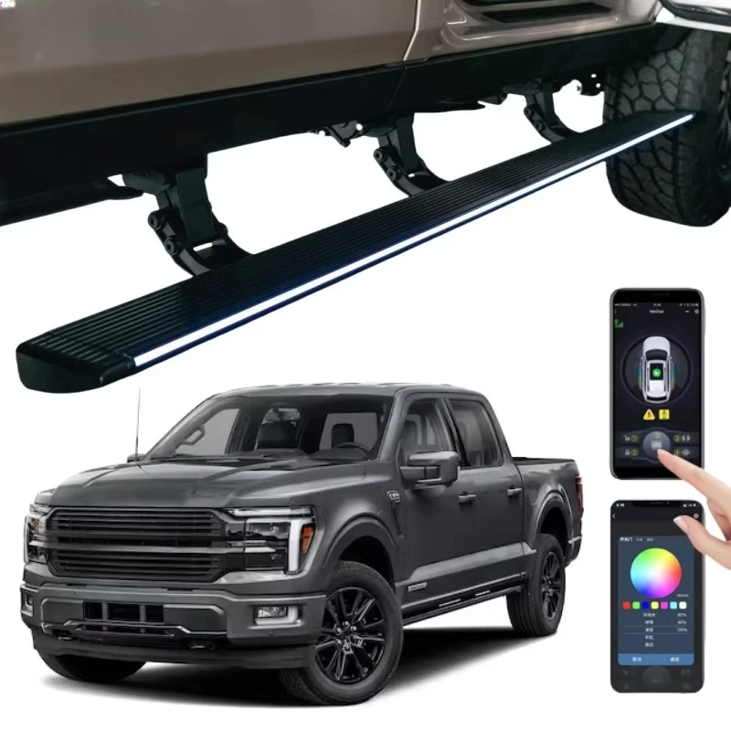 Custom 2014 2015 2016 F150 Supercrew Truck Auto Retractable Led Power Side Foot Steps Electric Running Boards
Custom 2014 2015 2016 F150 Supercrew Truck Auto Retractable Led Power Side Foot Steps Electric Running Boards