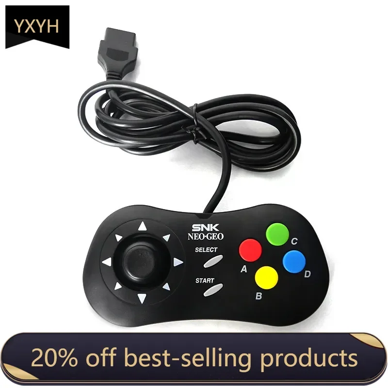 Snk Controller Pad AES MVS & CD 15-pin with Custom Clicky Thumbstick Modified By Mini-PAD Arcade Game Acessory
Snk Controller Pad AES MVS & CD 15-pin with Custom Clicky Thumbstick Modified By Mini-PAD Arcade Game Acessory