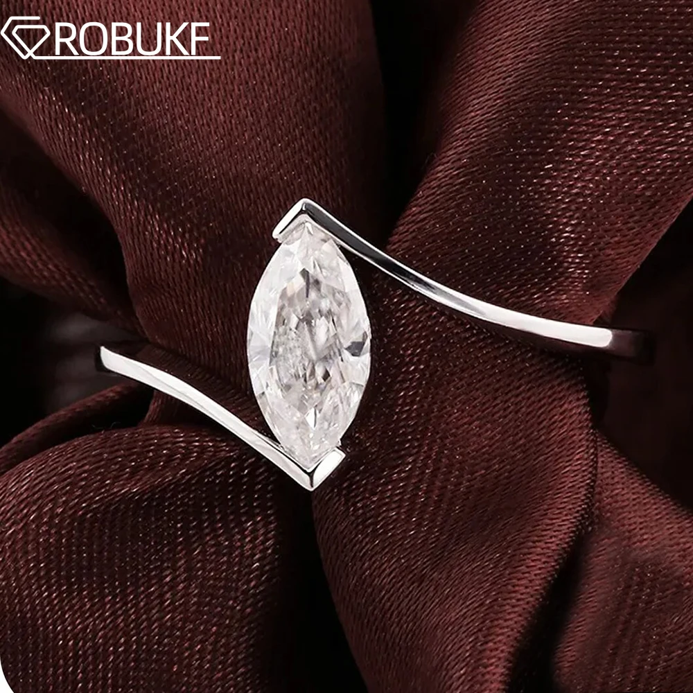 Кольцо с муассанитом Bypass Shank Solitaire для женщин, 1 карат, натяжной комплект огранки маркизы, обручальное кольцо, ювелирные изделия из 100% стерлингового серебра 925 пробы
Кольцо с муассанитом Bypass Shank Solitaire для женщин, 1 карат, натяжной комплект огранки маркизы, обручальное кольцо, ювелирные изделия из 100% стерлингового серебра 925 пробы