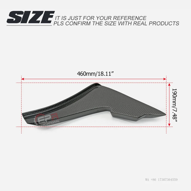 Suitable for Nissan R35 2017 GTR carbon fiber modification parts, front spoiler, AP bumper air blade
Suitable for Nissan R35 2017 GTR carbon fiber modification parts, front spoiler, AP bumper air blade