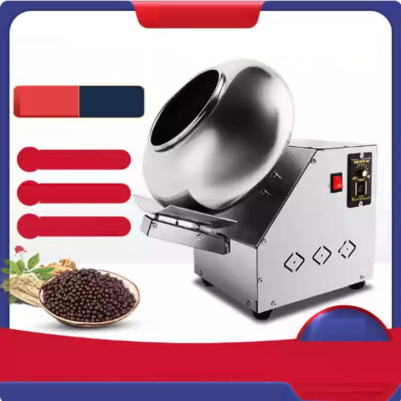 Chocolate Sugar Coasting Machine 30cm Roller Commercial Small Candy Coater Machine Chocolate Bean Coating Polishing Machine
Chocolate Sugar Coasting Machine 30cm Roller Commercial Small Candy Coater Machine Chocolate Bean Coating Polishing Machine
