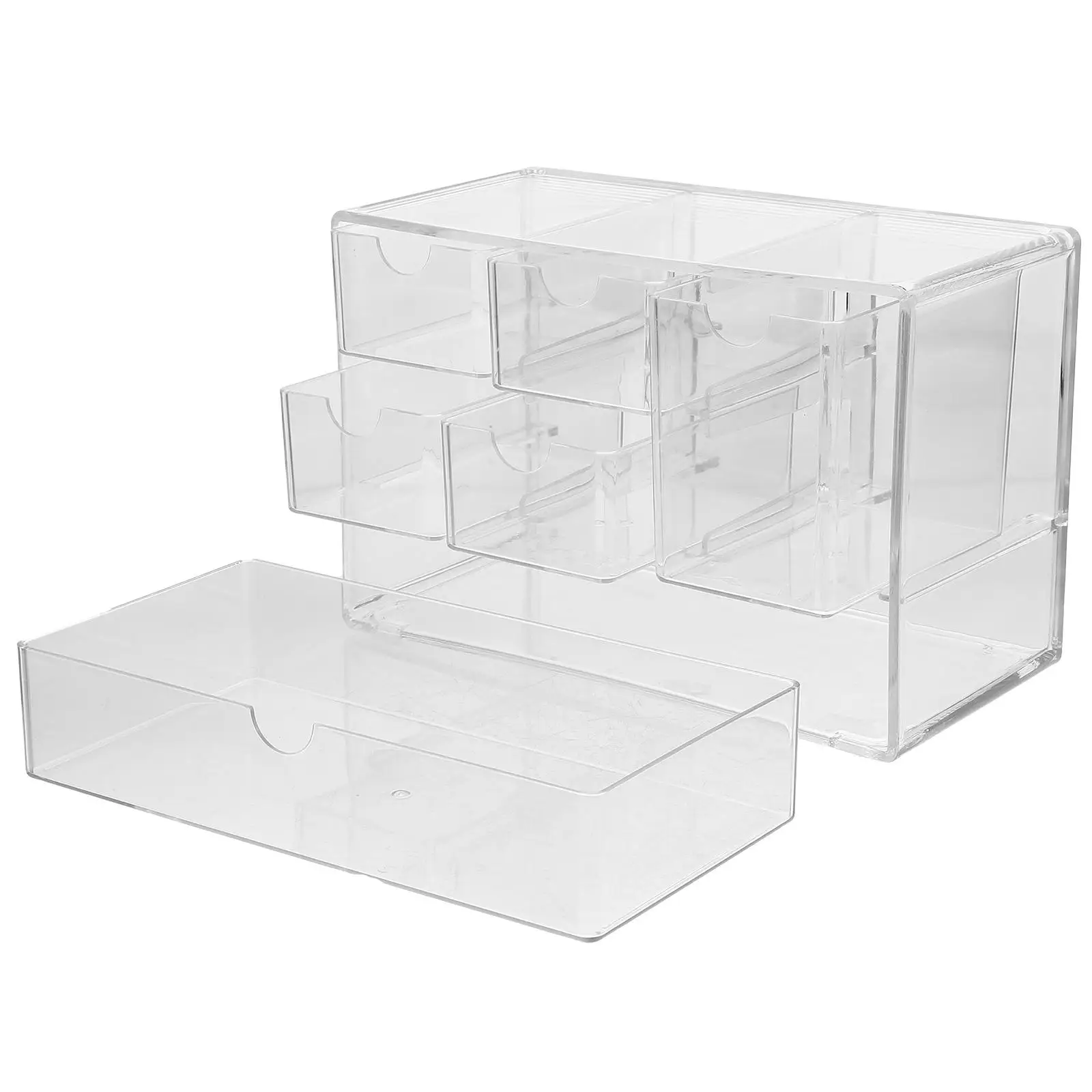 Transparent Drawer Storage Box Desk Organizer Small Size Stackable Jewelry Makeup Stationery Tidy Case Multi Functional
Transparent Drawer Storage Box Desk Organizer Small Size Stackable Jewelry Makeup Stationery Tidy Case Multi Functional