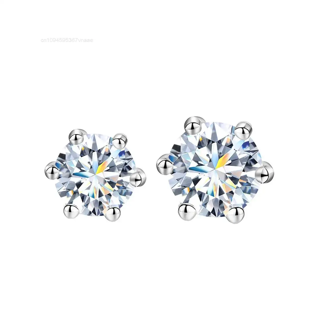 Moissanite Diamond Big Stud Earrings 925 Sterling Silver Round Brilliant Cut GRA Certified Cute Women Luxury Wedding Jewelry
Moissanite Diamond Big Stud Earrings 925 Sterling Silver Round Brilliant Cut GRA Certified Cute Women Luxury Wedding Jewelry