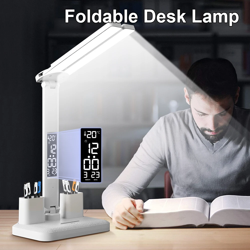 Foldable Desk Lamp Children's Gift Dimmable Smart Touch Eye Protection Double Heads 180°rotatable Mood Light Stand LED Lighting
Foldable Desk Lamp Children's Gift Dimmable Smart Touch Eye Protection Double Heads 180°rotatable Mood Light Stand LED Lighting
