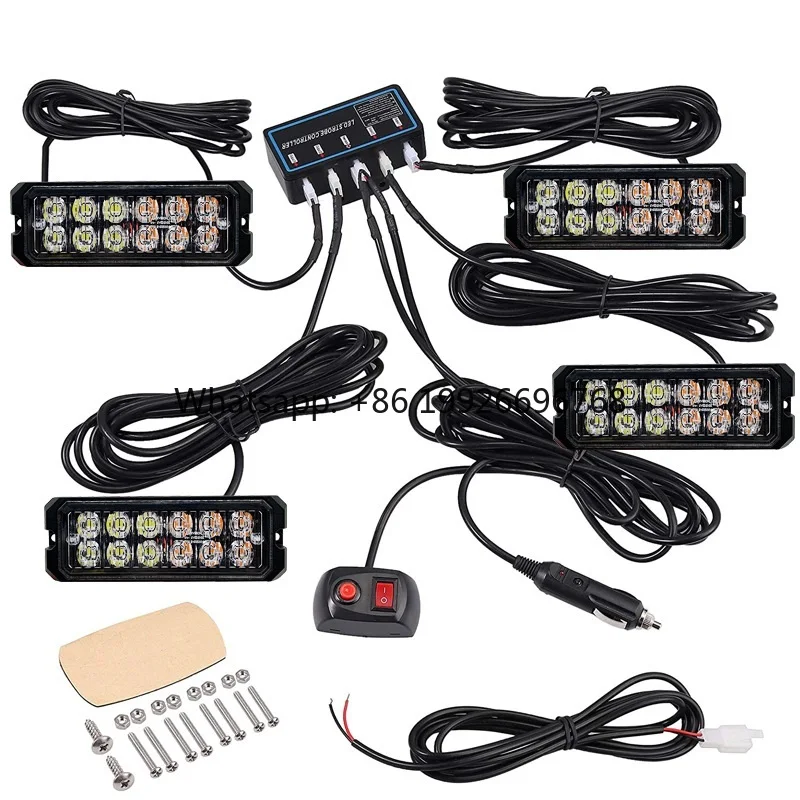 Car Flash Light Emergency Vehicle Front Grille Led Strobe Light Led Strobe Lamp Trucks Surface Mount Led Grille Strobe Light
Car Flash Light Emergency Vehicle Front Grille Led Strobe Light Led Strobe Lamp Trucks Surface Mount Led Grille Strobe Light