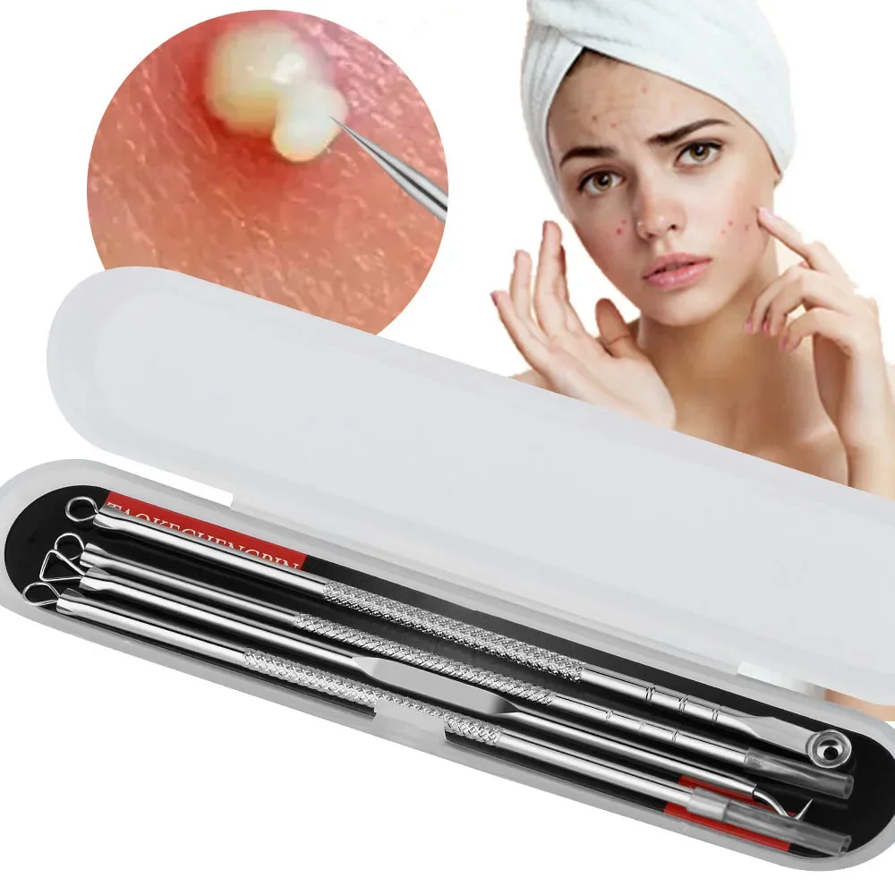4pc/set Acne Blemish Remover Blackhead Extractor Ultra-fine Beauty Face Pore Cleaner Needles Set Acne Needle Facial Cleaner Skin
4pc/set Acne Blemish Remover Blackhead Extractor Ultra-fine Beauty Face Pore Cleaner Needles Set Acne Needle Facial Cleaner Skin